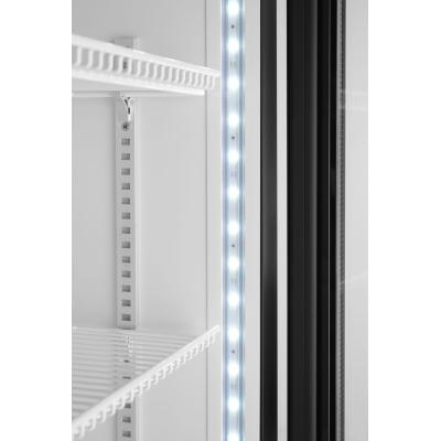 Jednodveřová chladnička s podsvíceným panelem na zadním panelu, Arktic, 254L, Černá, 230V/250W, 578x605x(H)1980mm | 233788